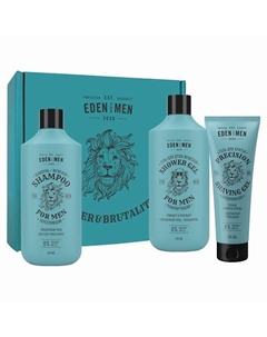 Подарочный набор шампунь FOR MEN+гель для душа FOR MEN+гель для бритья увлажняющий FOR MEN Eden