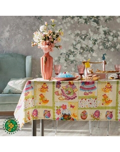 Скатерть «Светлая Пасха», 220×144 см, 100 % хлопок, рогожка, 164 г/м² Доляна