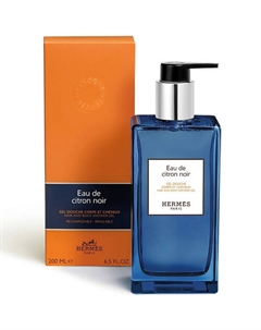 HERMES Парфюмированный гель-шампунь для тела и волос Eau De Citron Noir 200 Hermes
