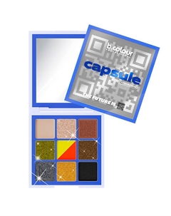 Тени для век палетка: матовые, блестящие CAPSULE B.colour professional