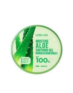 Soothing Gel Moisture Aloe 100% Гель для кожи Алое увлажняющий 300 Lebelage