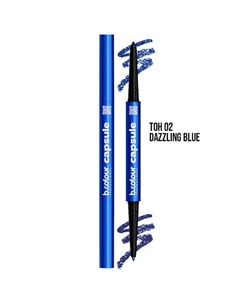 Карандаш для глаз, черный каял 2в1 CAPSULE B.colour professional