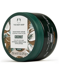 Сахарный скраб Coconut для сухой кожи тела 240 The body shop