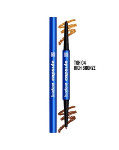 Карандаш для глаз, черный каял 2в1 CAPSULE B.colour professional