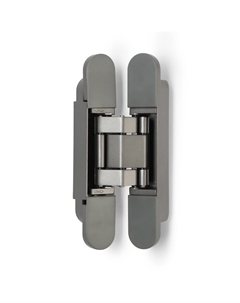 Петля скрытой установки, 25х150 мм, с 3D-регулированием, цвет графит Lockland