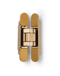 Петля скрытой установки, 25×150 мм, с 3D-регулированием, цвет матовое золото Lockland