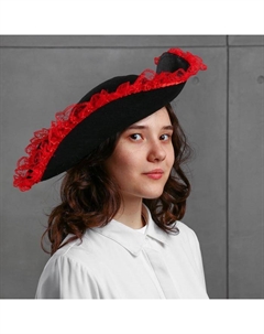 Карнавальная шляпа «Пиратка», с каймой, р-р. 56-58 Страна карнавалия