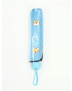 Зонт механический «Корги», эпонж, 4 сложения, 8 спиц, R=50/55 см, d=100 см, МИКС Qf