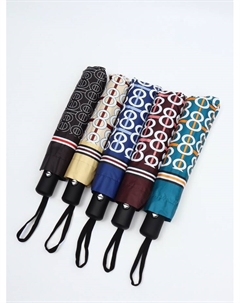 Зонт автоматический «Геометрия», эпонж, 3 сложения, 8 спиц, R=48/55 см, d=96 см, МИКС Qf