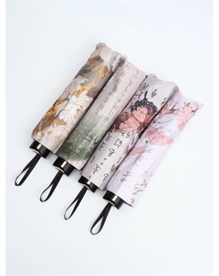 Зонт механический «Япония», эпонж, 4 сложения, 8 спиц, R=48/55 см, d=96 см, МИКС Qf