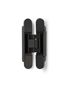 Петля скрытой установки, 25×150 мм, с 3D-регулированием, цвет черный Lockland