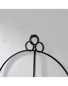 Кашпо настенное, d=25 см, с кокосовым вкладышем, «Полусфера» Greengo