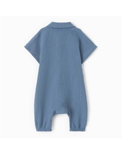 Комбинезон Муслин,р. 86-92, синий Крошка я