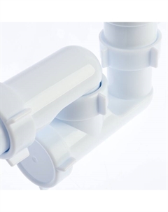 Сифон для ванны «АНИ Пласт» EC255S, 1 1/2"x40 мм, с переливом, гофрой 40×50 мм, "клик-клак" Ани пласт