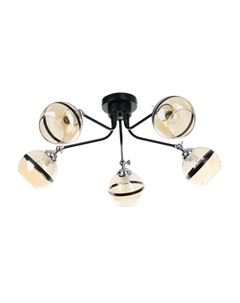 Люстра «Ремес» 5хЕ27 40 Вт черно-хромовый 70×70×28 см Bayerlux