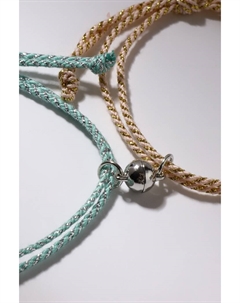 Браслеты парные «Неразлучники» на магните, планеты сияющие, цвет бежево-голубой, 18 размер Tell your story