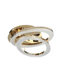 Люстра с ПДУ «Монса» 2хLED 96 Вт 3000-6000К золото 50×34×15 см Bayerlux