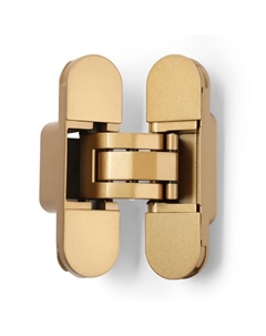 Петля скрытой установки, 30×110 мм, с 3D-регулированием, цвет матовое золото Lockland