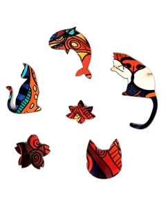 Пазл фигурный «Кот мандала», 144 детали Treetobe