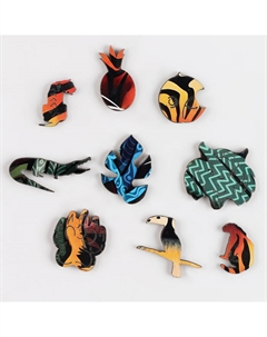 Пазлы деревянные фигурные «Тигр», 174 элементов Treetobe