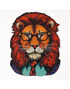 Пазлы фигурные «Лев», 148 деталей Treetobe