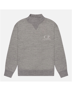 Мужская толстовка Japanese Melange Fleece Logo Turtle Neck C.p. company