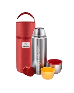 Термос 1 литр для чая и кофе металлический Relaxika