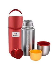 Термос 500 мл для чая и кофе металлический Relaxika