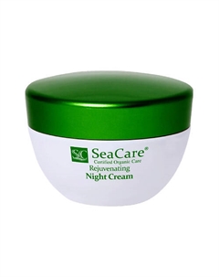 Крем для лица антивозрастной увлажняющий органический ночной 50 Seacare