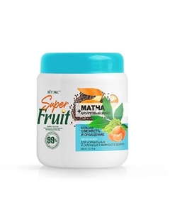 Бальзам для волос Матча + фруктовый микс Свежесть и очищение SuperFRUIT 450 Витэкс