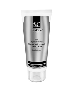 Крем для Рук Увлажняющий и Питающий Мужской 100 Seacare