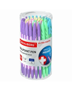 Набор шариковых ручек Ultra Pastel, узел 0,7 мм Brauberg