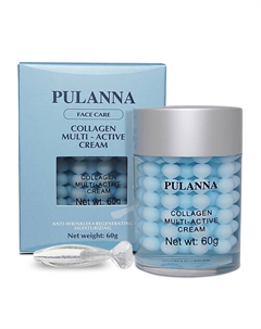 Антивозрастной крем для лица с коллагеном и эластином 60 Pulanna
