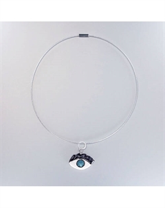 Колье с подвеской авторское Восхищаюсь глаз Л La palme artisan ceramica