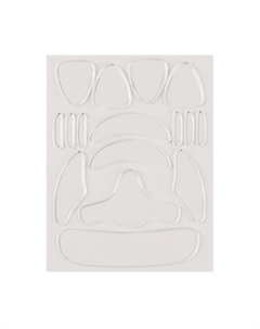 Набор силиконовых масок для лица и тела Queen fair