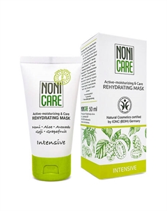 Увлажняющая маска для лица с алоэ, ягодами годжи, соком нони 50 Nonicare