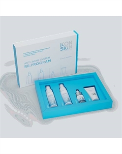 Набор для ухода за кожей лица Re:Program, travel size, 4 средства Icon skin