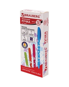 Набор шариковых ручек Fruity Sf, линия письма 0,5 мм Brauberg