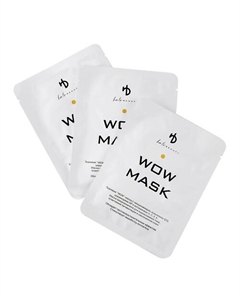 Маска тканевая для лица увлажняющая WOW 3 Ha lo beauty