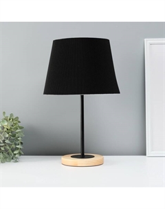 Светильник настольный «Строгость» 1×40 Вт Е27 черный 22.5×22.5×41.5 см Risalux