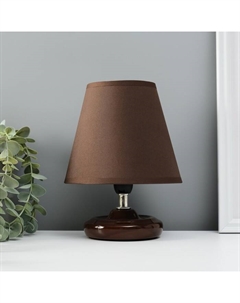 Лампа настольная «Мини» 1×40 Вт Е14 кофе 15×15×20 см МОДЕЛЬ: 3133993 Risalux