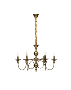 Люстра «Милано» 6хЕ14 40 Вт бронза 68×68×79 см Bayerlux