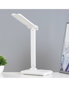 Настольная лампа сенсорная «Раздвижная» LED 15 Вт АКБ USB белый 45×30×17 см Risalux