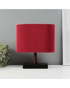 Светильник настольный «Консул» 1×40 Вт Е27 венге/бордовый 25×13×29 см Risalux