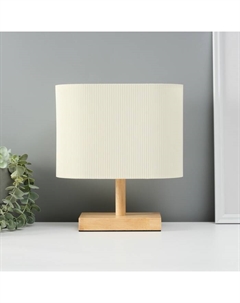 Светильник настольный «Консул» 1×40 Вт Е27 коричневый/бежевый 25×13×29 см Risalux