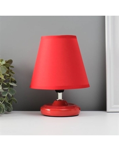 Лампа настольная «Мини» 1×40 Вт Е14 красный 15×15×20 см МОДЕЛЬ: 3133993 Risalux