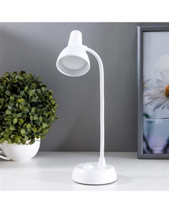 Лампа настольная «Моно» LED 1 режим 1 Вт 3AA белый 8×8×32 см Risalux