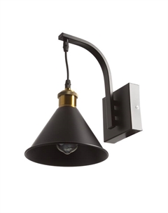 Бра «Грегори» Е27 40 Вт черный 18×18×35 см Bayerlux