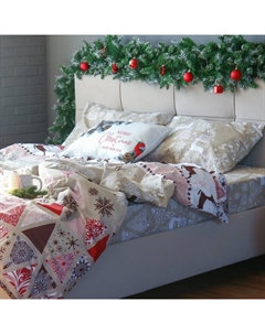 Постельное бельё дуэт «. Новогодний пэчворк», бязь Этель