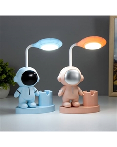 Настольная лампа «Космонавт» LED 2 Вт USB АКБ МИКС 7.3×13×31 см Risalux